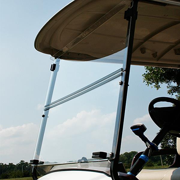 Yamaha Drive2 Clear Folding Windshield | 1/4" Acrylic | 2017-Up