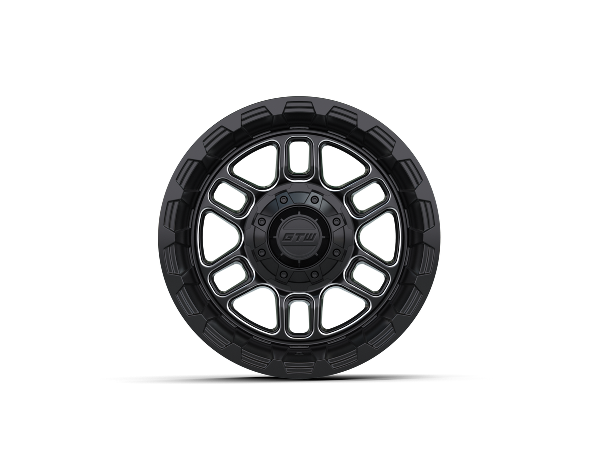 12" GTW Titan Black & Machined Wheel
