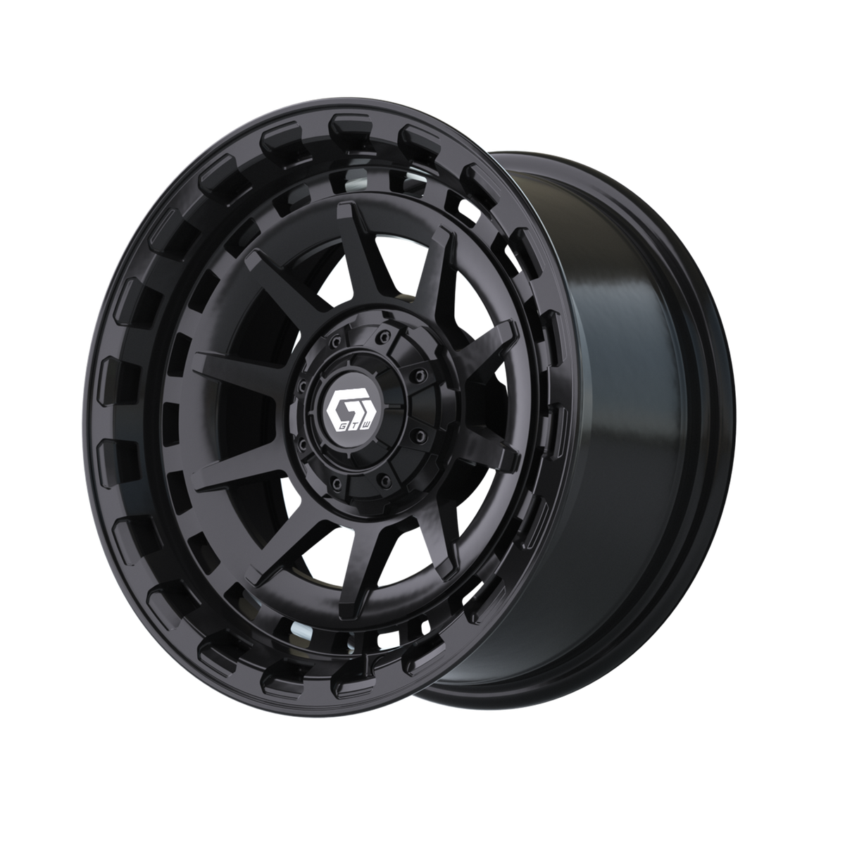 14" GTW Barricade Gloss Black Wheel