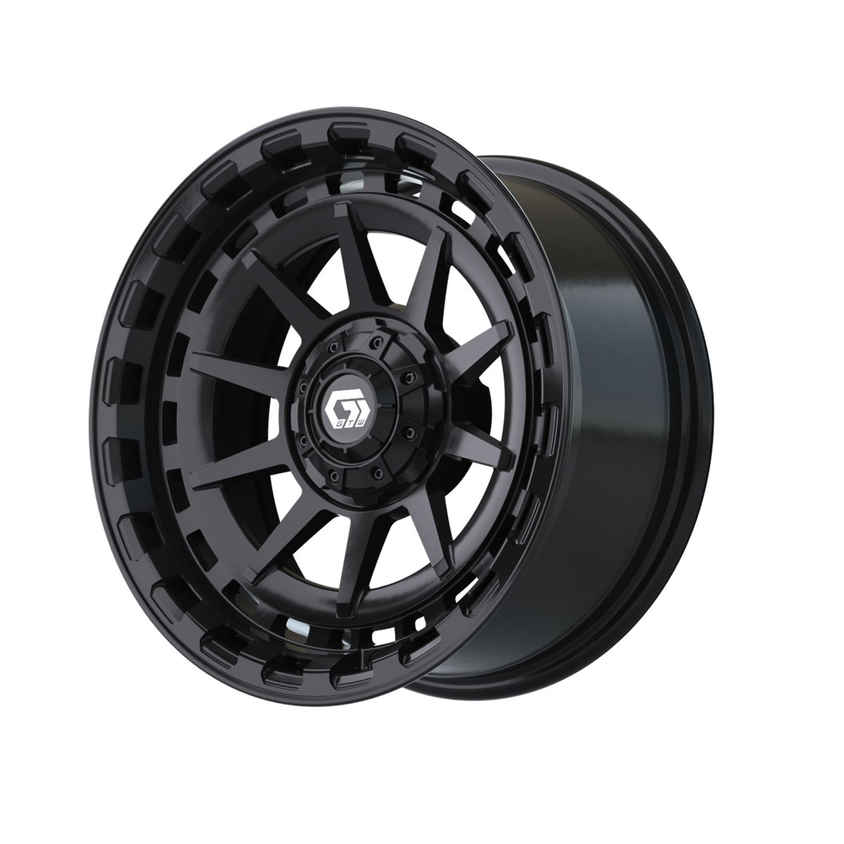 15" GTW Barricade Gloss Black Wheel