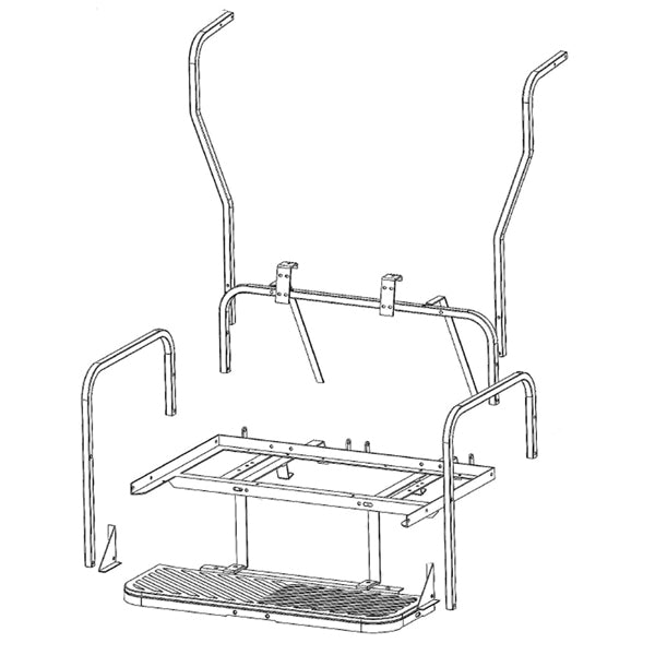 GTW MACH3 Flip Frame Only Club Car DS 2001.5-2012
