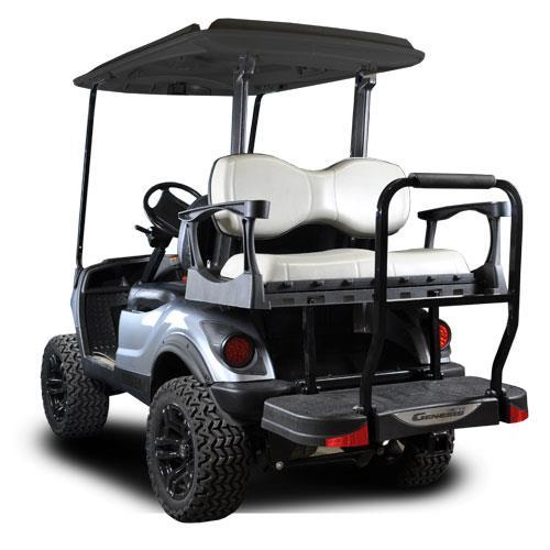 MadJax Genesis 250 Steel Rear Seat Kit with Grey Cushions - Yamaha G29/Drive (2007-2016)
