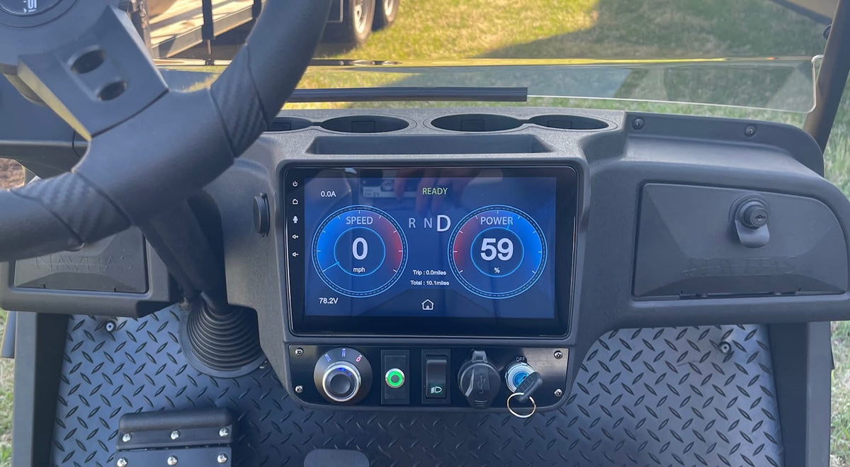 Navitas 10 inch Display Dash for Ezgo TXT and Navitas Chassis