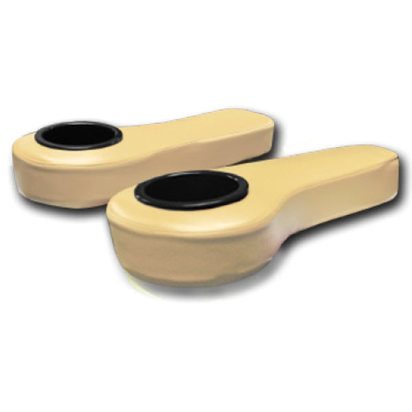 REAR ARM REST CUSHION SET WITH CUPHOLDER-TXT, Y G22 - TAN
