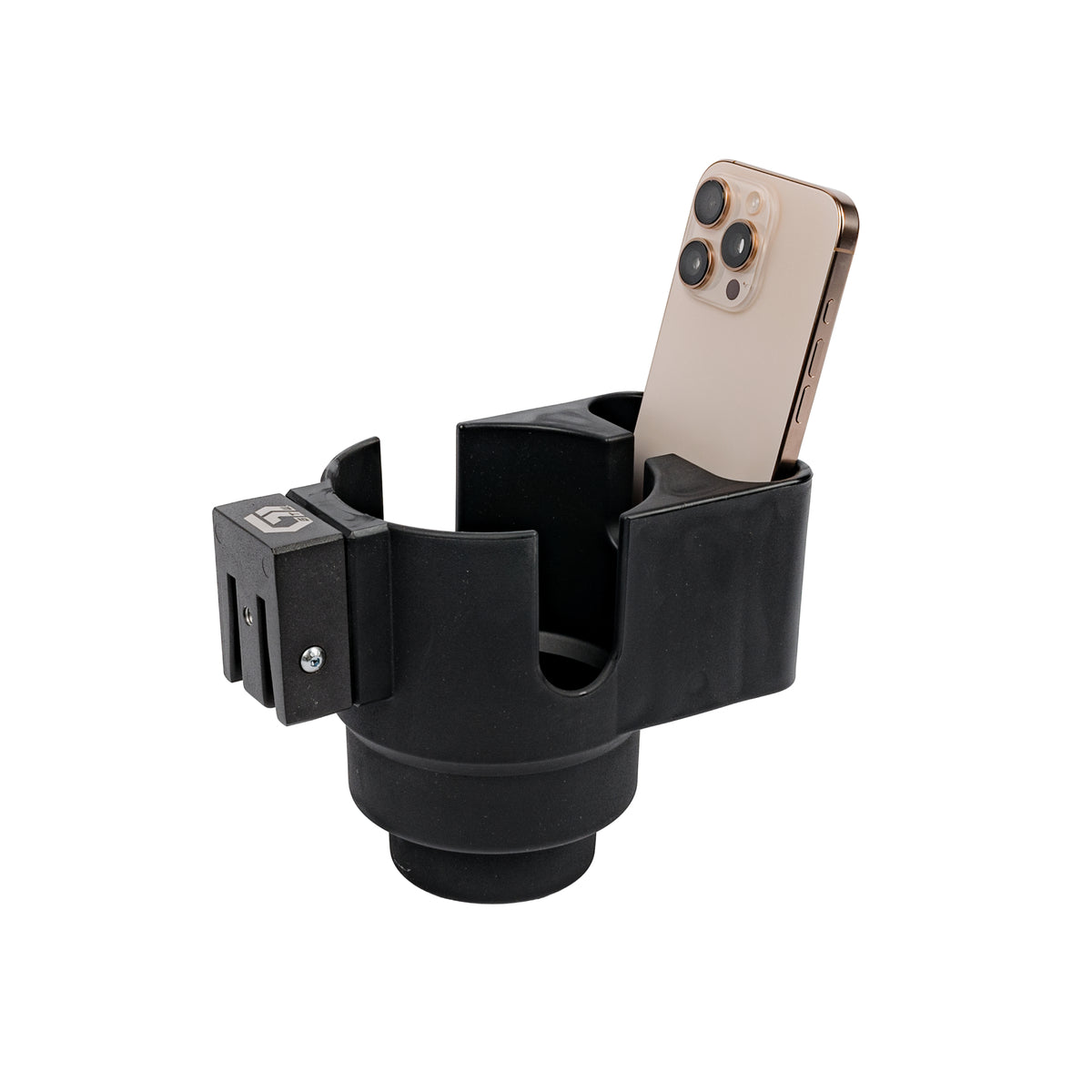 GTW BaseClamp Golf Cart Cup & Phone Holder with Mounting Clamp