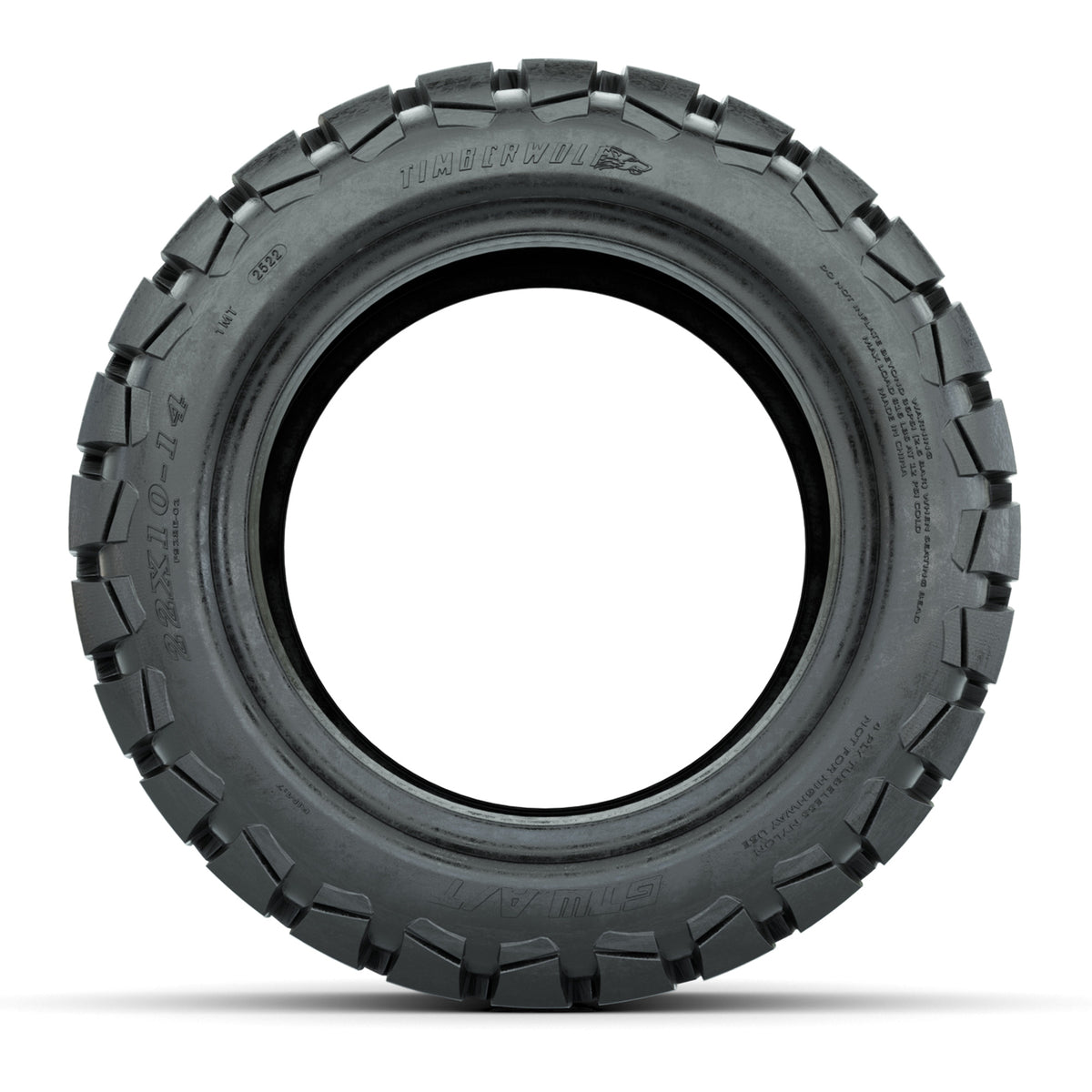 22x10-14 GTW Timberwolf All-Terrain Golf Cart Tire – 4-Ply