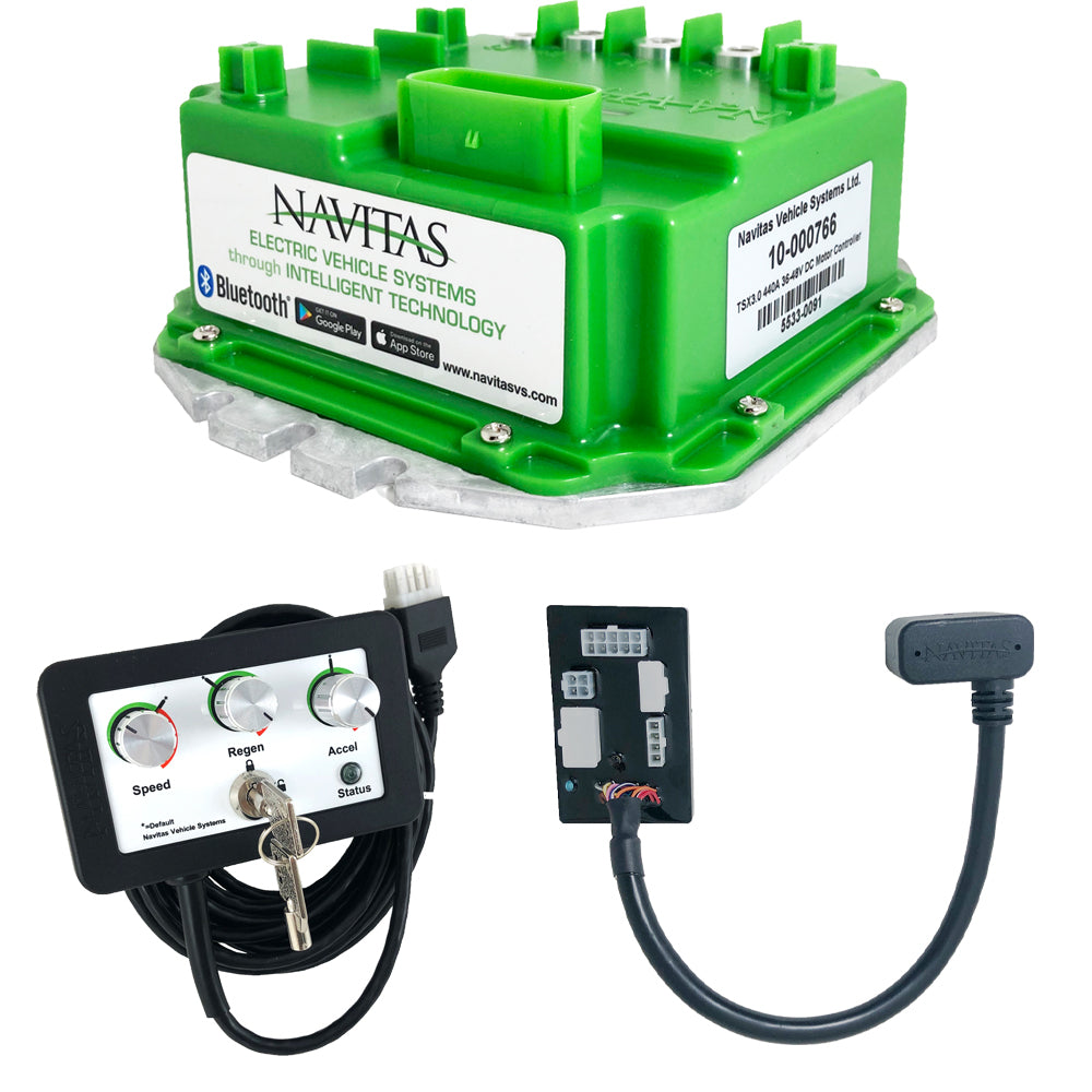 Navitas 440-Amp 48V Shunt Controller Kit for EZGO TXT (2010 & Up) – OTF Programmer Included