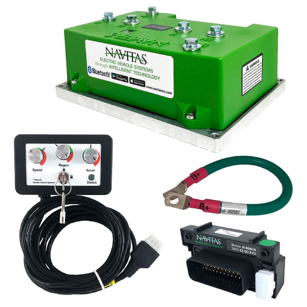 Navitas 600 amp Ac Controller Ezgo Rxv Elite with Samsung lithium Battery 35 MPH