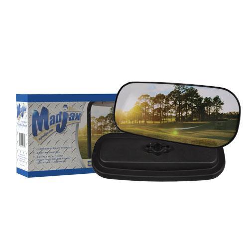 MadJax Golf Cart Convex Round Mirror with Universal Mounting Hardware