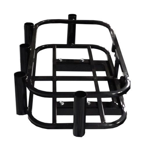 Golf Cart Cooler & Fishing Rod Holder - Hitch Mount (5 Rod Holders)