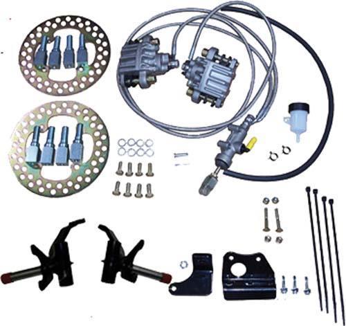 Jakes Brake Kit Ezgo ST Express / S4-S6 Factory Lifted - Front Disc Brakes