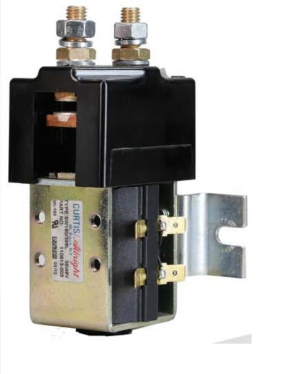 Curtis SW180 48V Heavy Duty Solenoid with Bracket | 200A Continuous / 600A Peak