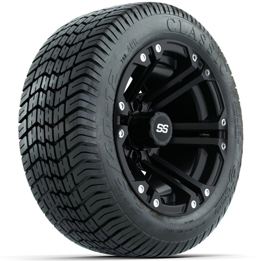 Set of (4) 12" GTW Specter Wheels with 215/40-12 Excel Classic Street Tires