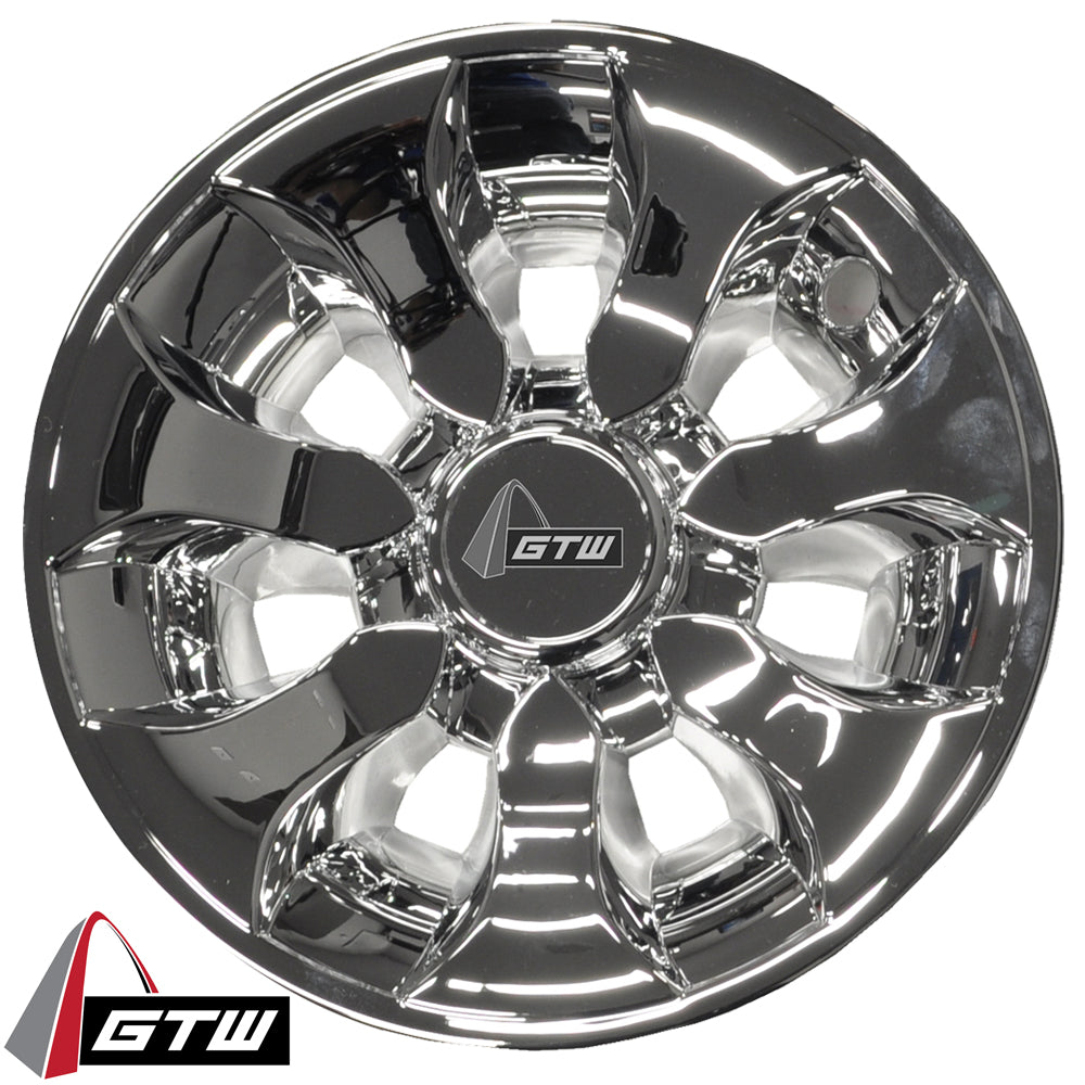 8" GTW Drifter Silver Wheel Cover (Universal Fit)
