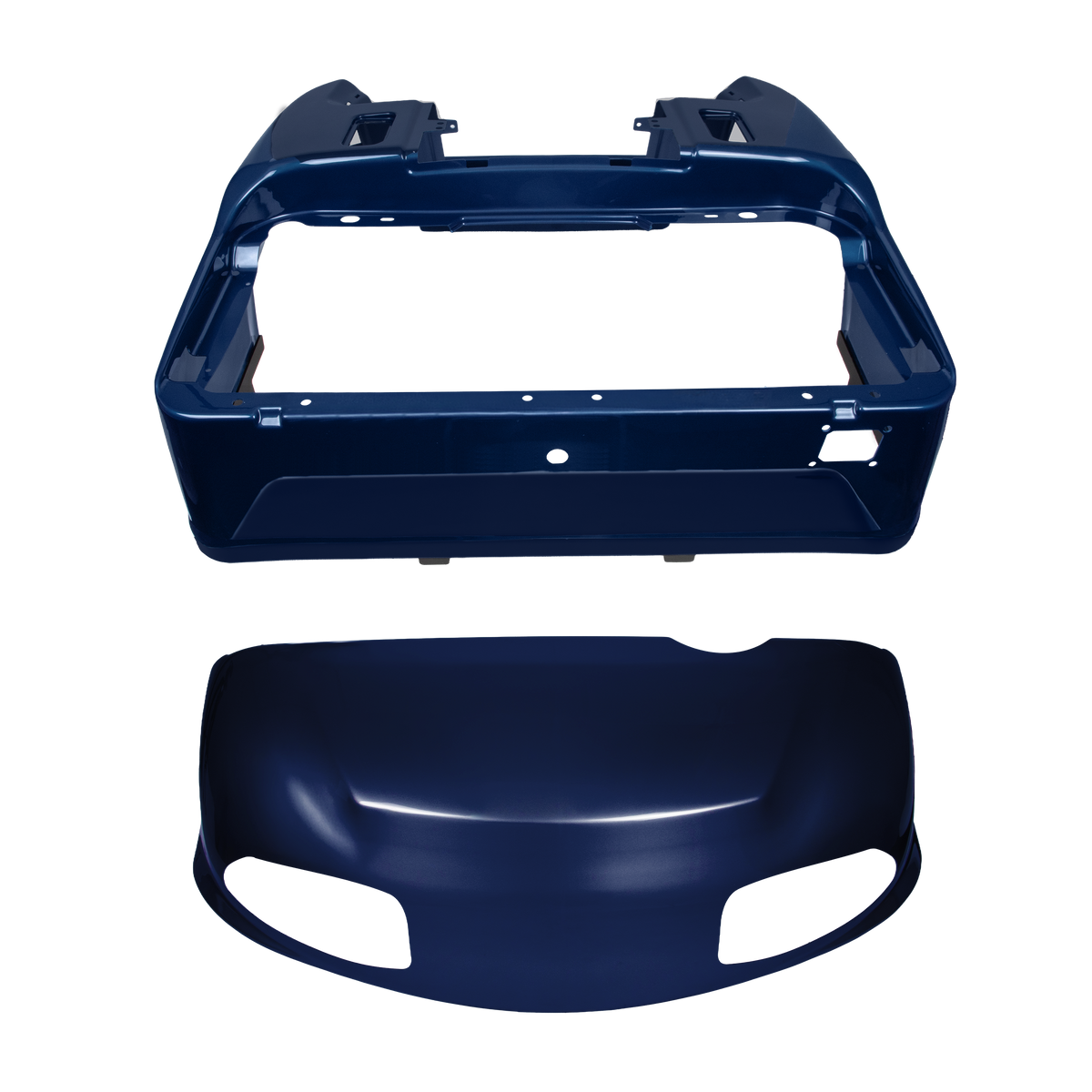 EZGO RXV Midnight Blue Front Cowl & Rear Body Kit (2008-2023)