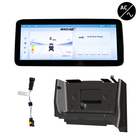 MadJax® Kinect™ Display Screen Kit for Club Car Precedent, Onward & Tempo — Lead Acid Battery, A/C Motor & Navitas TAC2 (2004-Up)