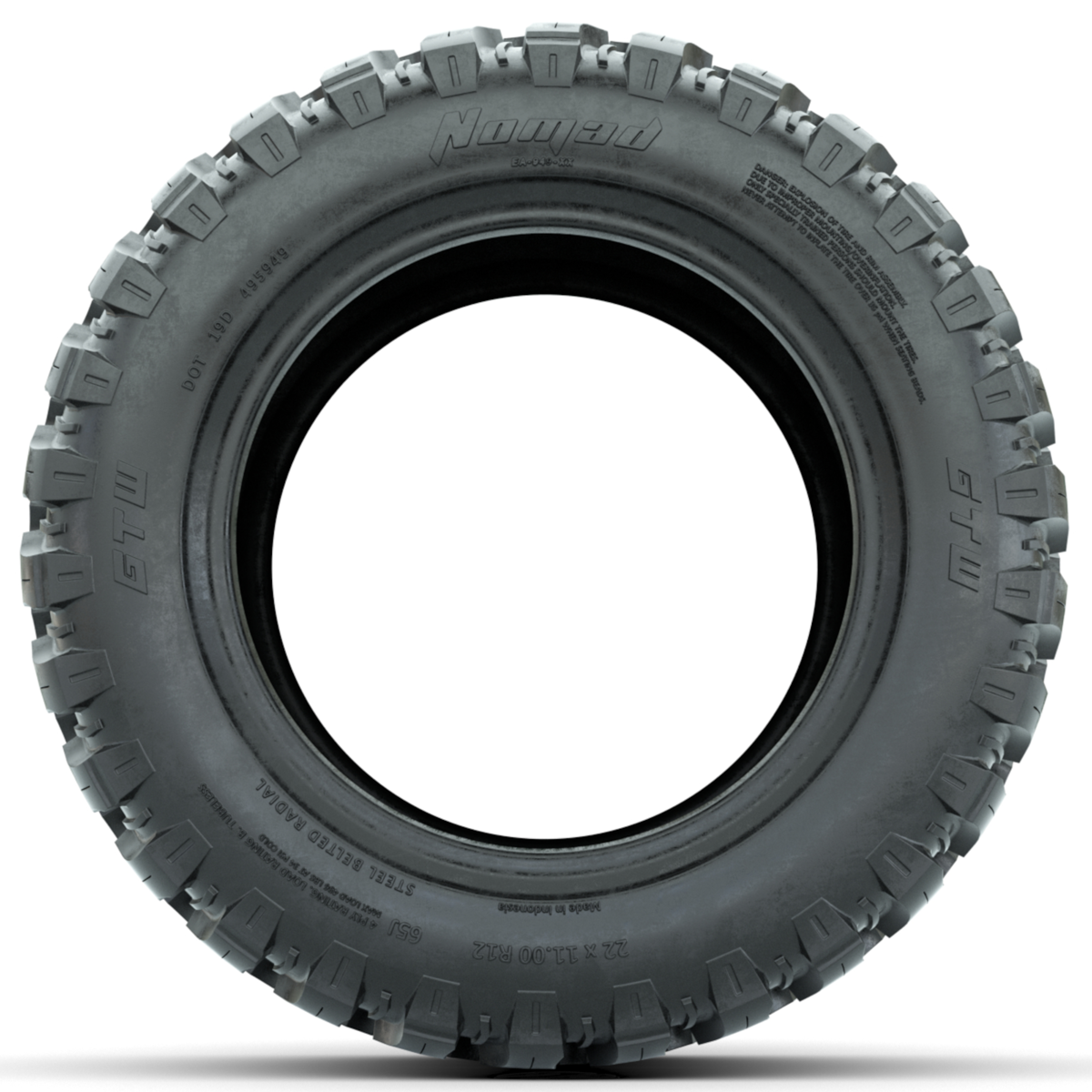 22x11-R12 GTW® Nomad Steel Belted All-Terrain Tire
