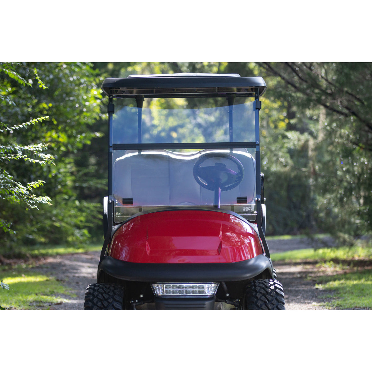 Clear DOT AS5 Folding Windshield for Street Legal Golf Carts | Choose Your Model