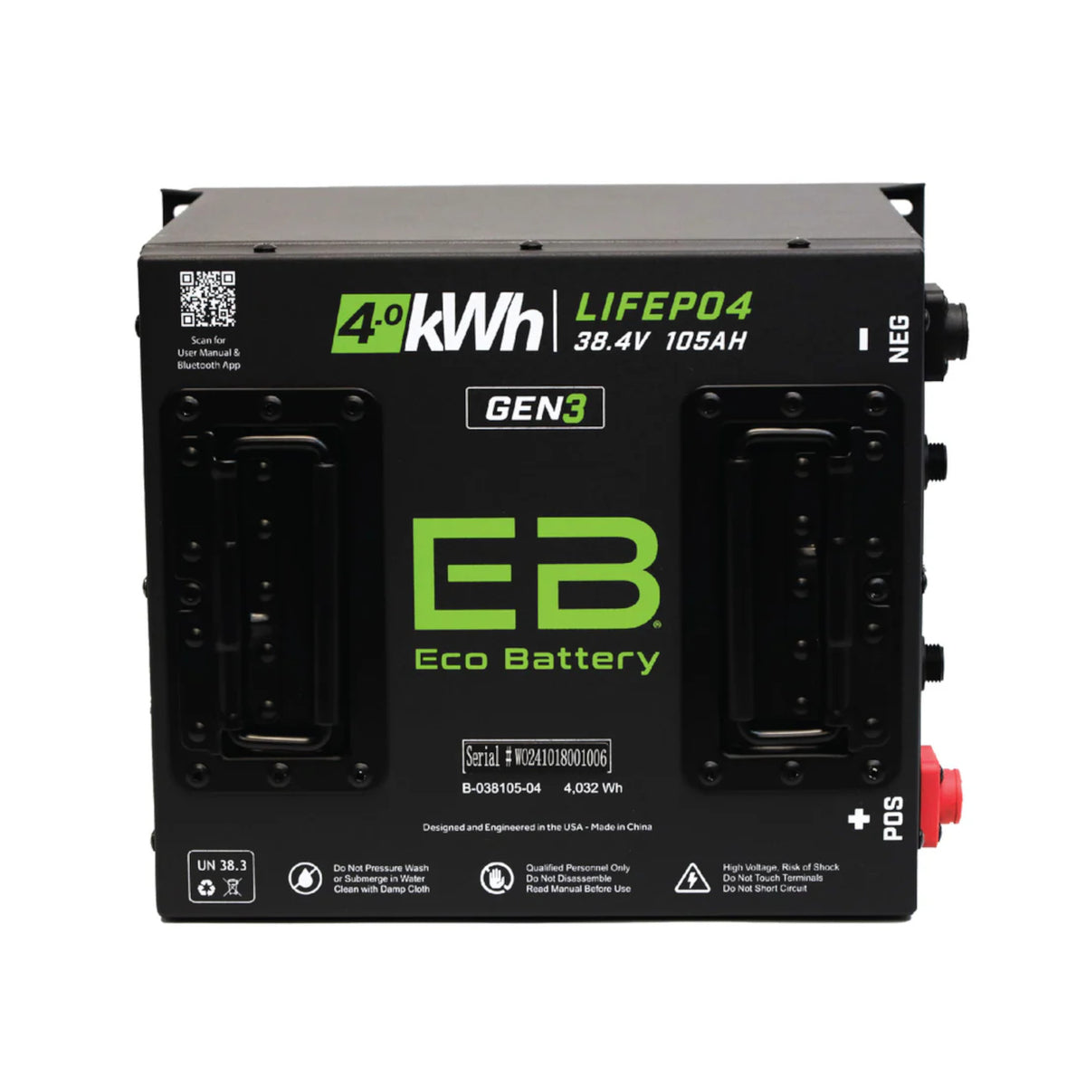 Eco Battery 51V 60Ah Lithium Golf Cart Battery Bundle - Yamaha G1-G16 Gen3