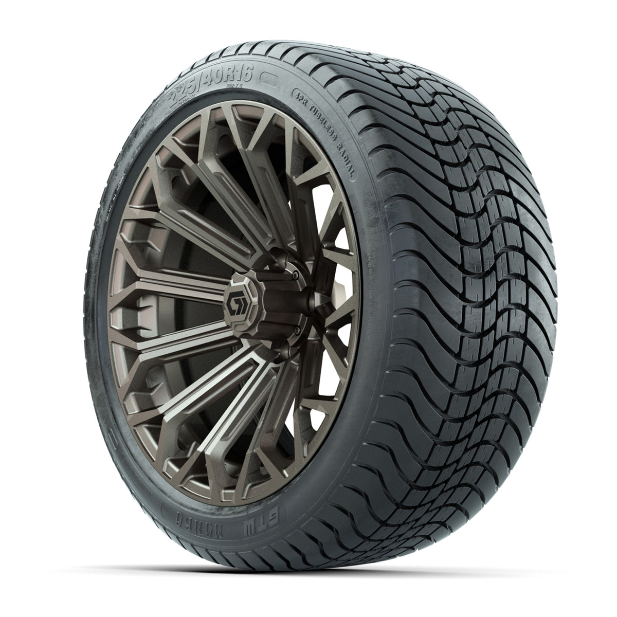 GTW® Phantom Matte Bronze 16" Wheels with 225/40-R16 Mamba Street Tires - Full Set