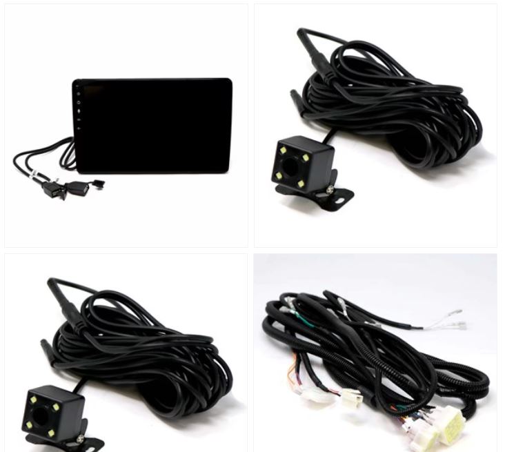 Navitas 10" Touchscreen LCD Display with Backup Camera | Apple CarPlay & Android Auto