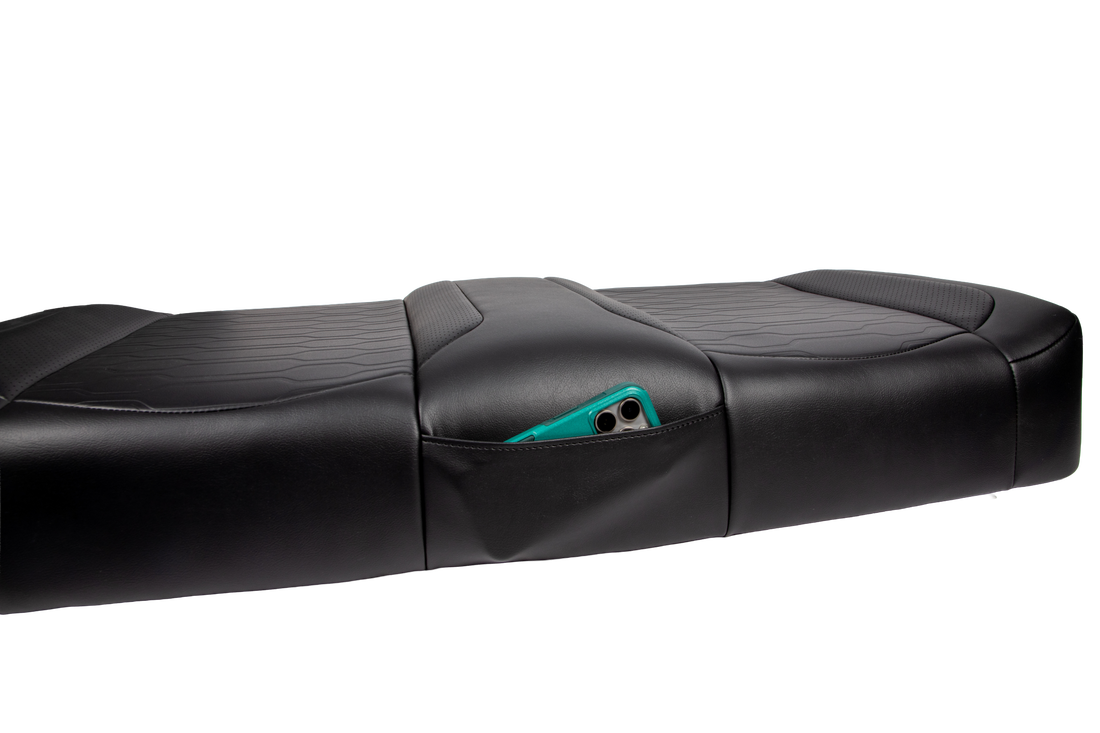 MadJax Black Aspen Front Seat Cushions | EZGO RXV, L4, S4 & Valor Golf Carts
