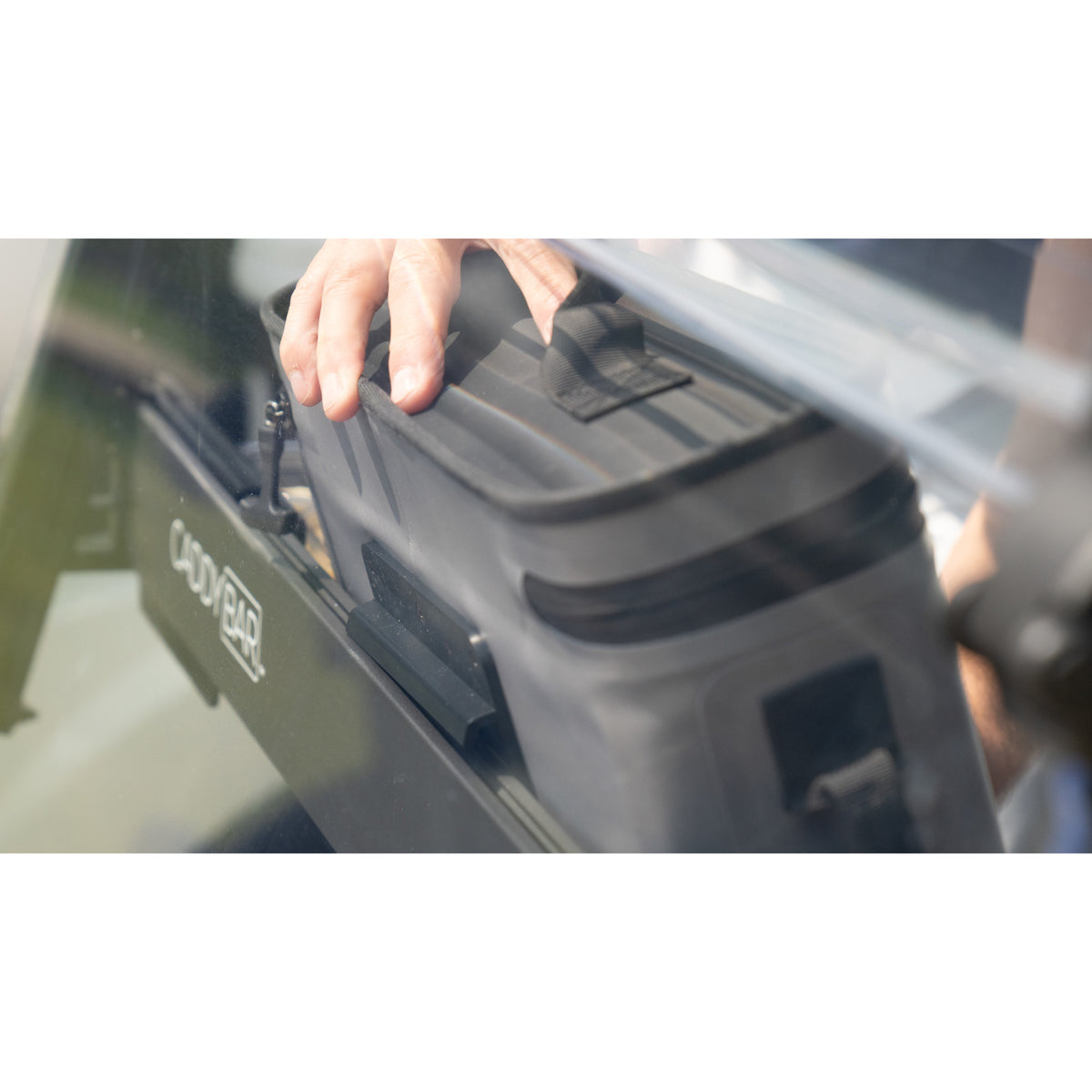 CADDYBAR™ Golf Cart Cooler | Holds 9 Cans or 2 Wine Bottles