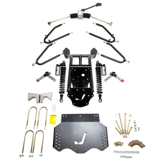 Jake's Long Travel Lift Kit | EZGO TXT Gas w/ Kawasaki Engine (2009-Up) w/ External Reservoir Shocks