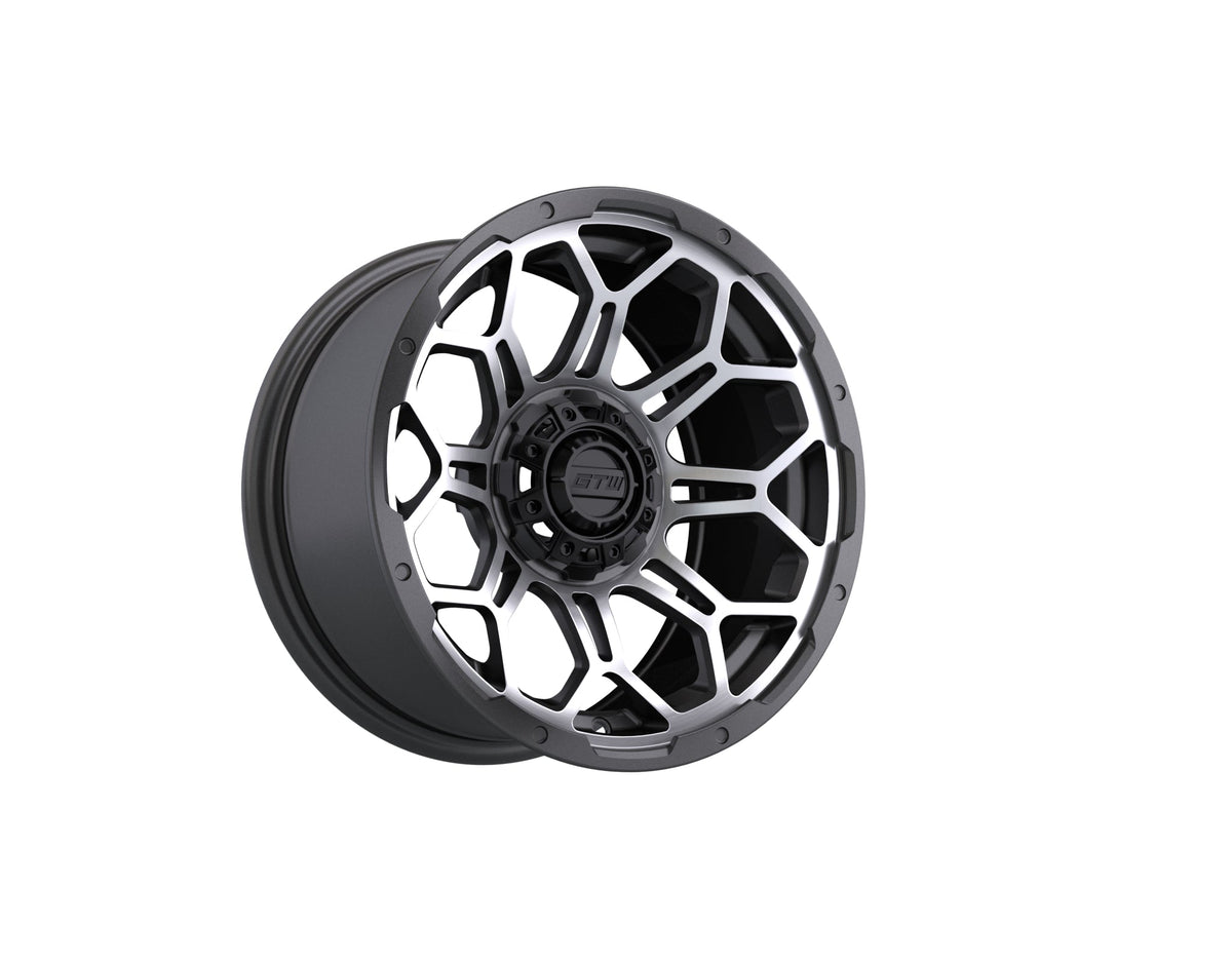 14" GTW Bravo Wheel (Matte Grey-Machined)