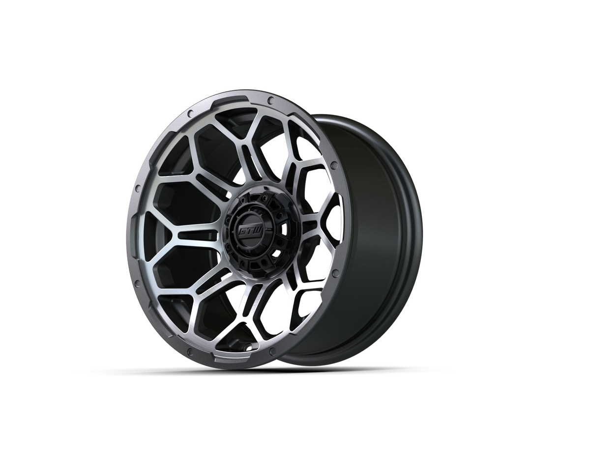 14" GTW Bravo Wheel (Matte Grey-Machined)