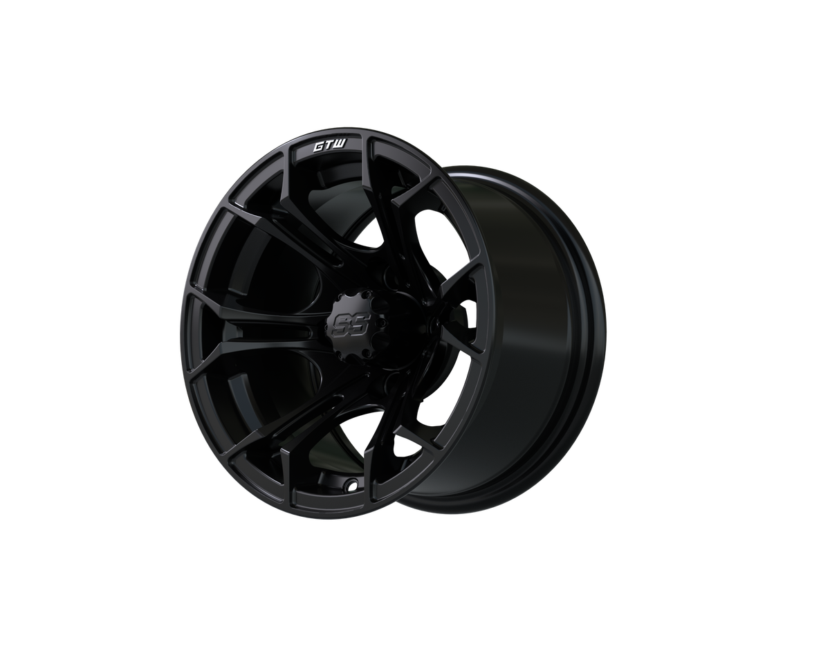 12" GTW Spyder Matte Black Wheel