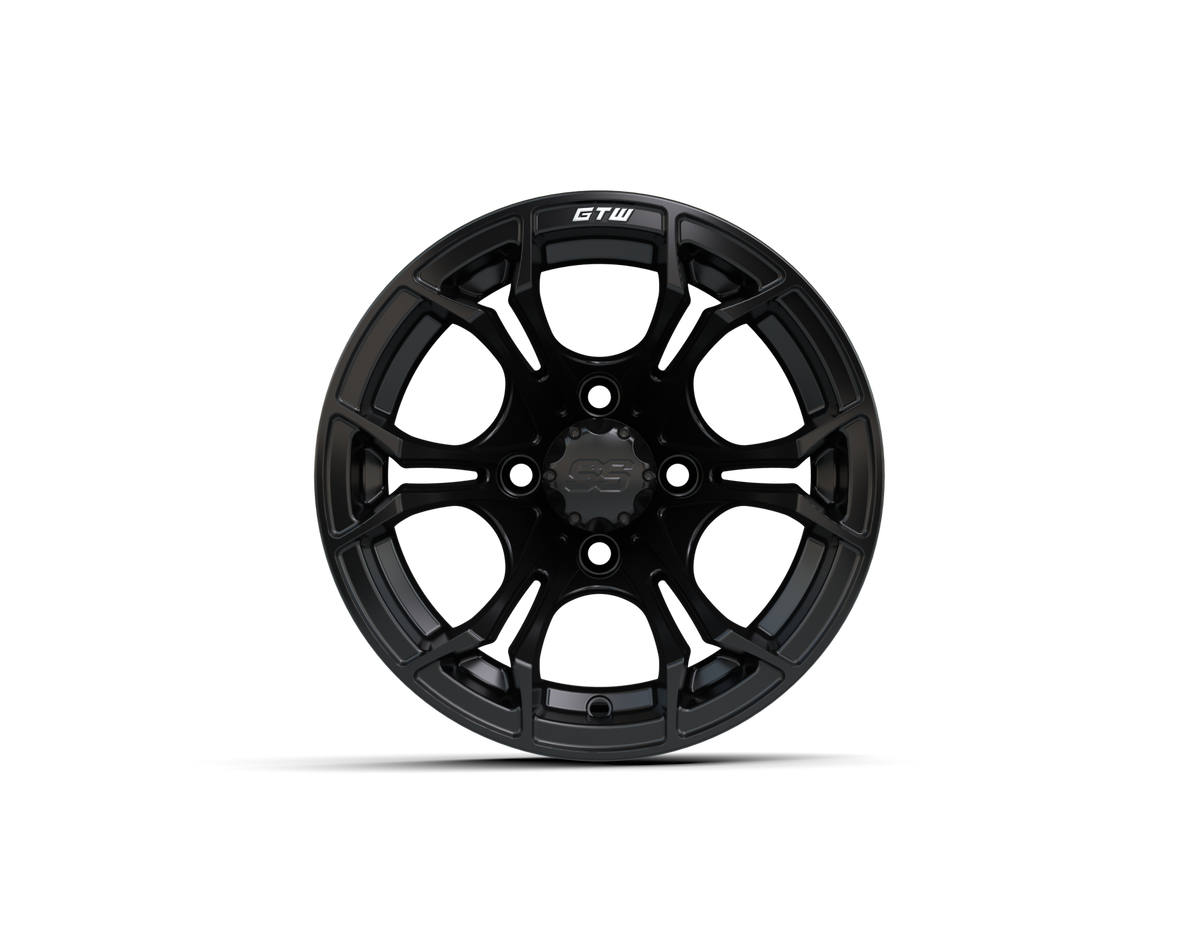 12" GTW Spyder Matte Black Wheel