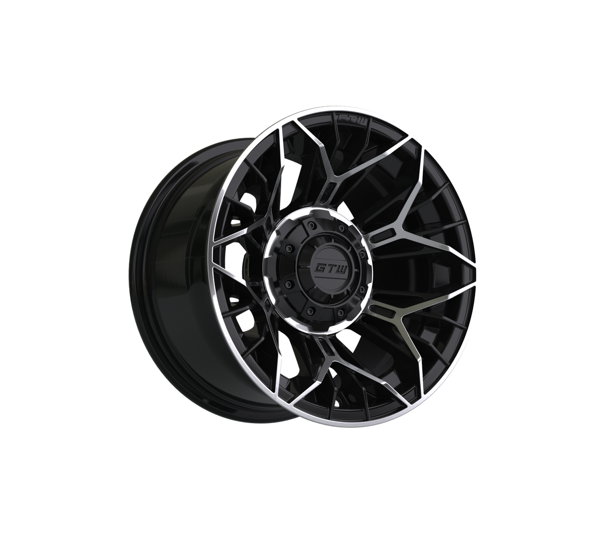12" GTW Stellar Machined & Black Wheel