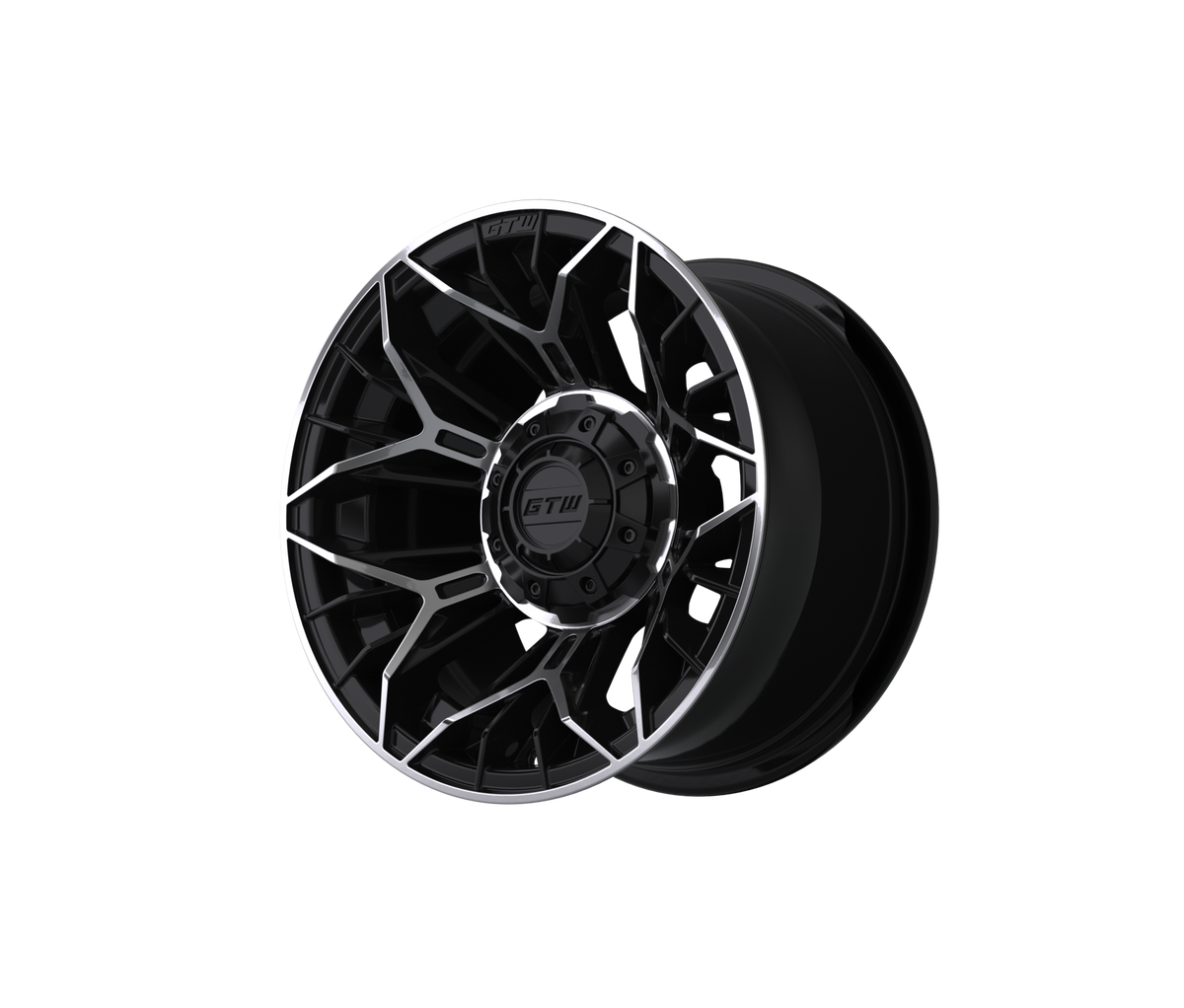 12" GTW Stellar Machined & Black Wheel