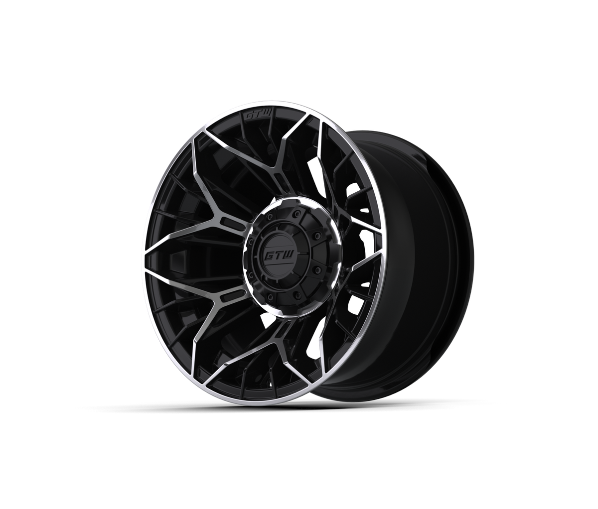 12" GTW Stellar Machined & Black Wheel