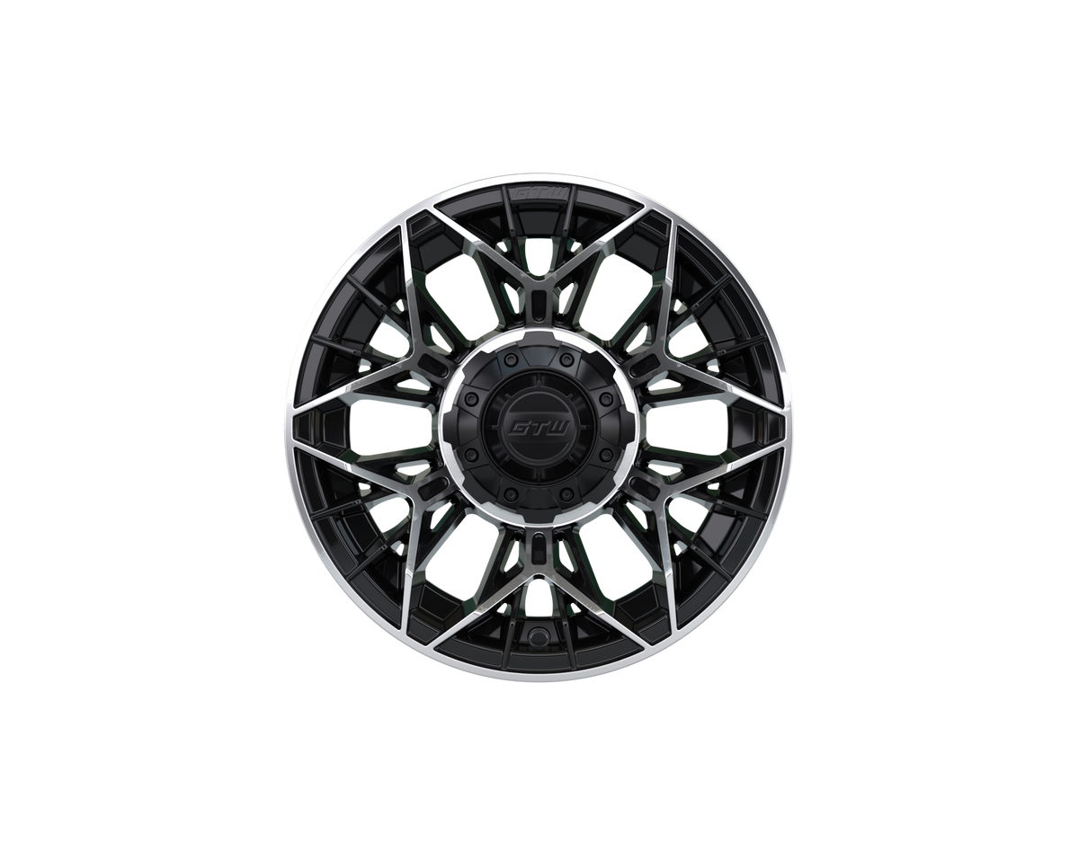12" GTW Stellar Machined & Black Wheel