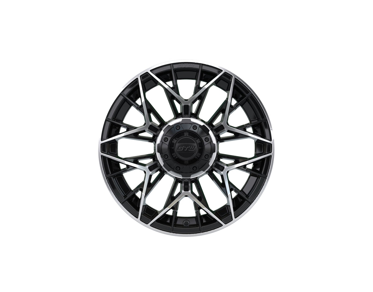 14" GTW Stellar Black with Machined Accents Wheel