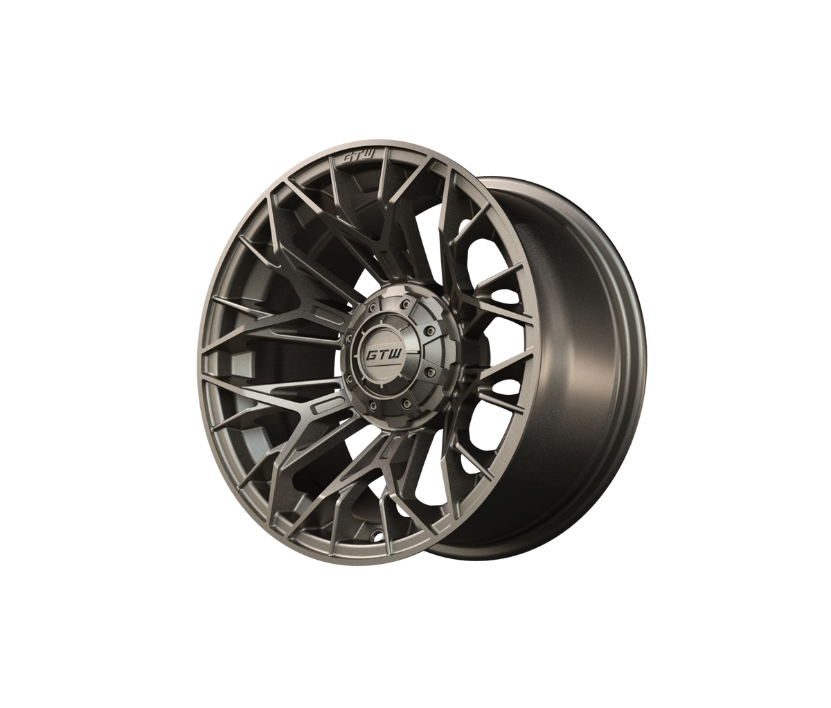 GTW Stellar Matte Bronze 14" Golf Cart Wheel (Single)