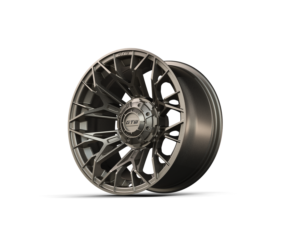 GTW Stellar Matte Bronze 14" Golf Cart Wheel (Single)