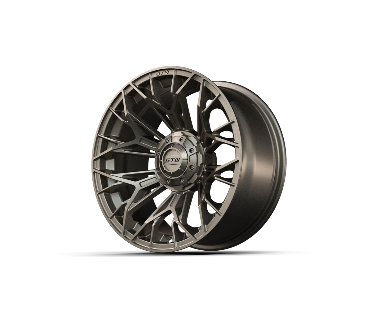 GTW Stellar Matte Bronze 15" Golf Cart Wheel