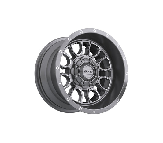 12" GTW Volt Gunmetal with Machined Accents Wheel