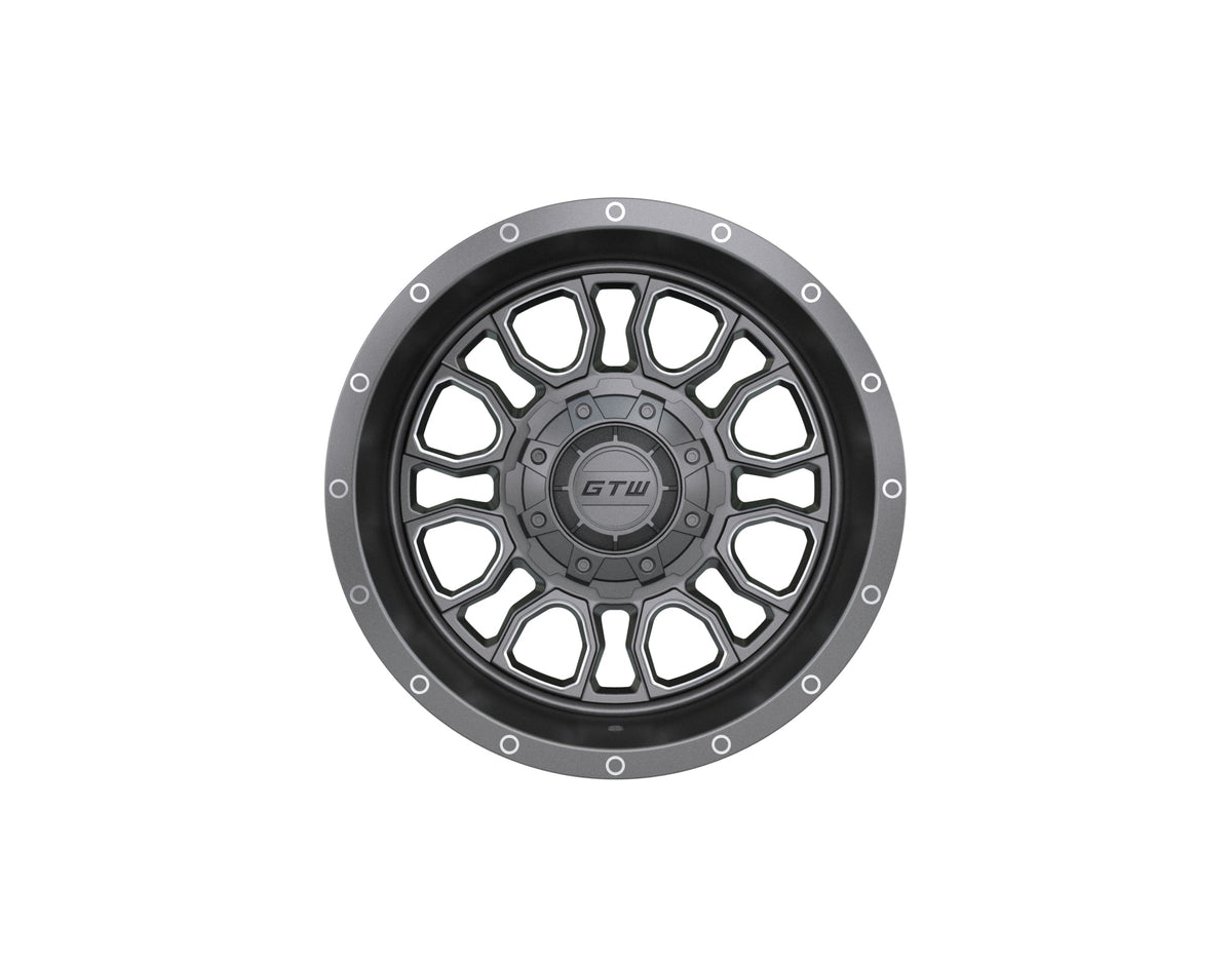 12" GTW Volt Gunmetal with Machined Accents Wheel