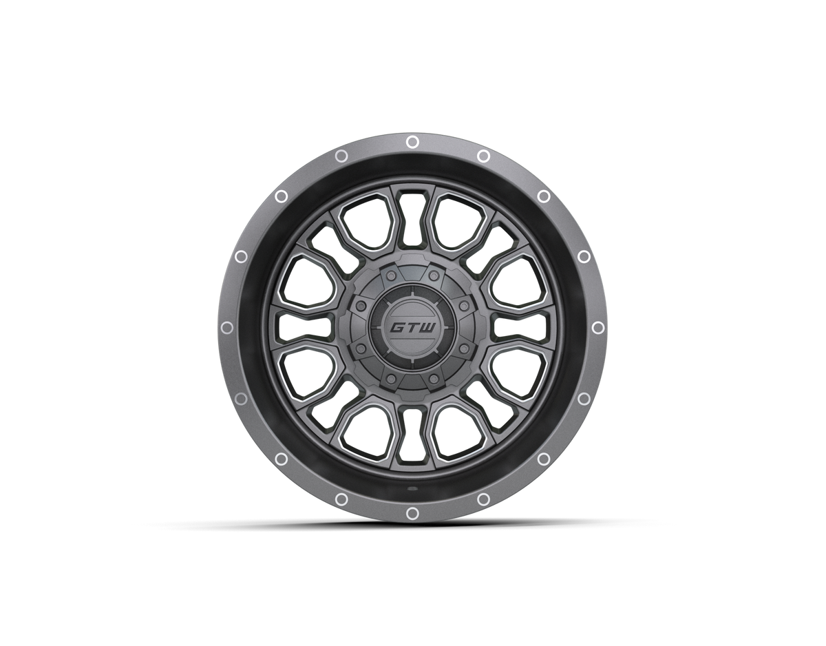 12" GTW Volt Gunmetal with Machined Accents Wheel