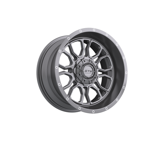 GTW Volt Gunmetal 14" Golf Cart Wheel (Single)