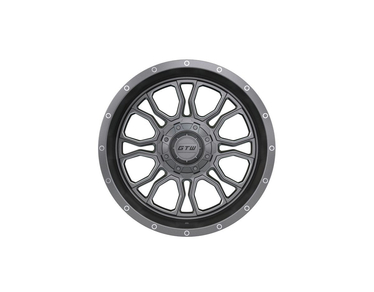 GTW Volt Gunmetal 14" Golf Cart Wheel (Single)