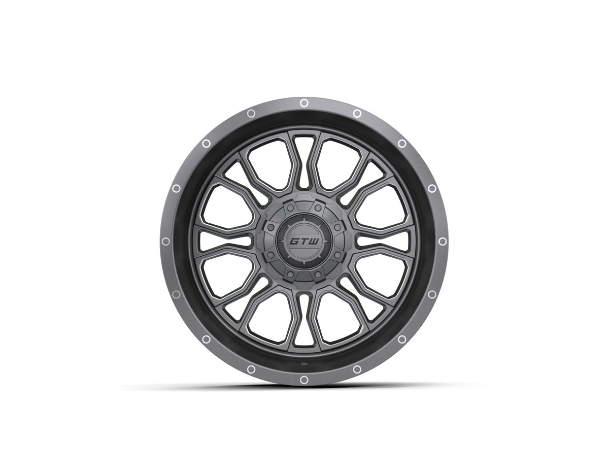 GTW Volt Gunmetal 14" Golf Cart Wheel (Single)