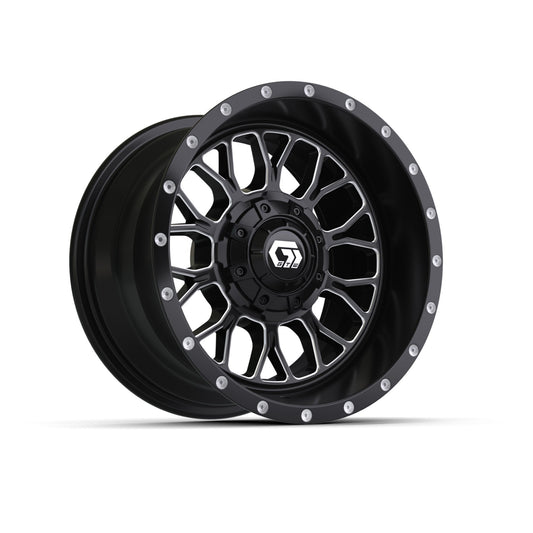 12" GTW Helix Black & Machined Wheel