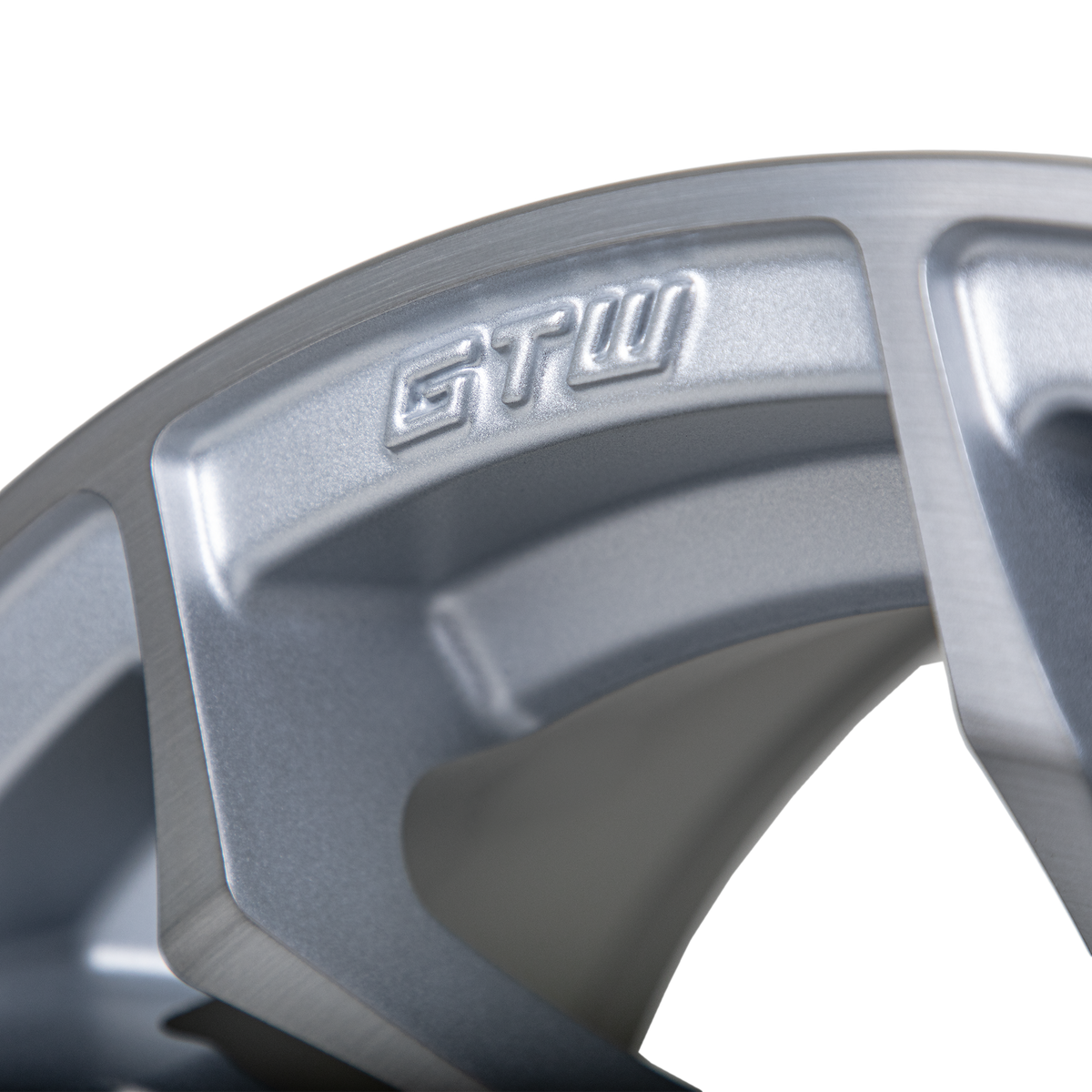 12" GTW Spyder Matte Silver with Machined Accents Wheel