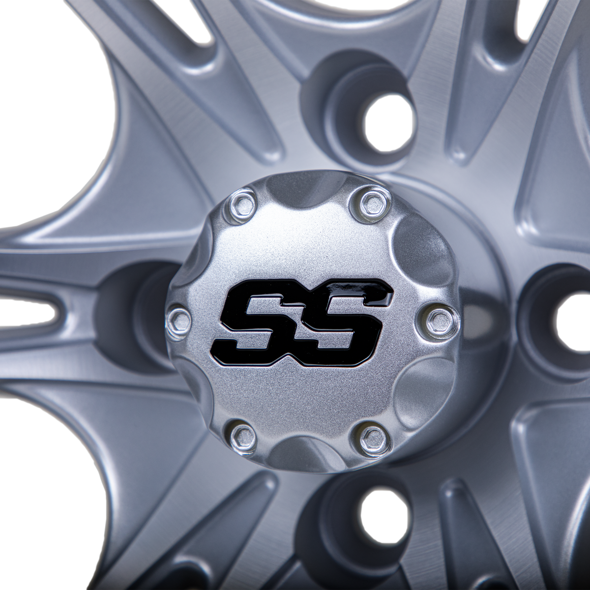 15" GTW Spyder Matte Silver with Machined Accents Wheel