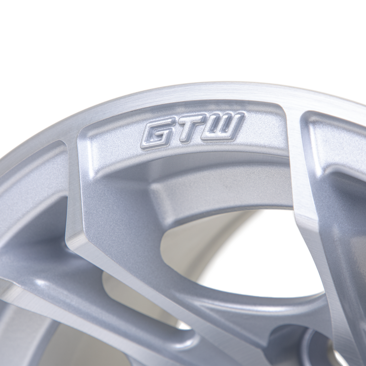 GTW Spyder Silver Brush 10 Inch Wheel